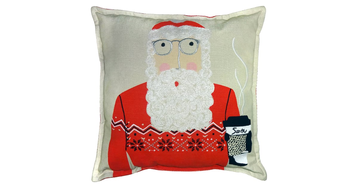 Santa Pillow Cheap Christmas Decorations POPSUGAR Smart Living Photo 6