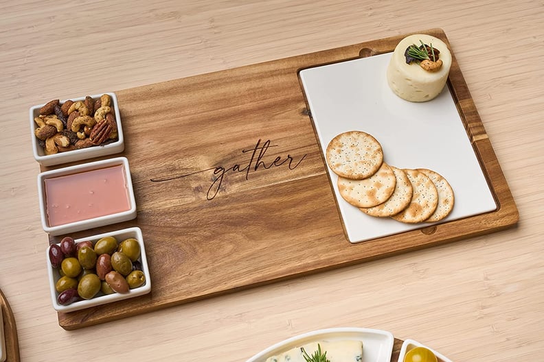 Picture of the Sophistiplate Acacia Wood Cheese & Charcuterie Board Féte Set Tray