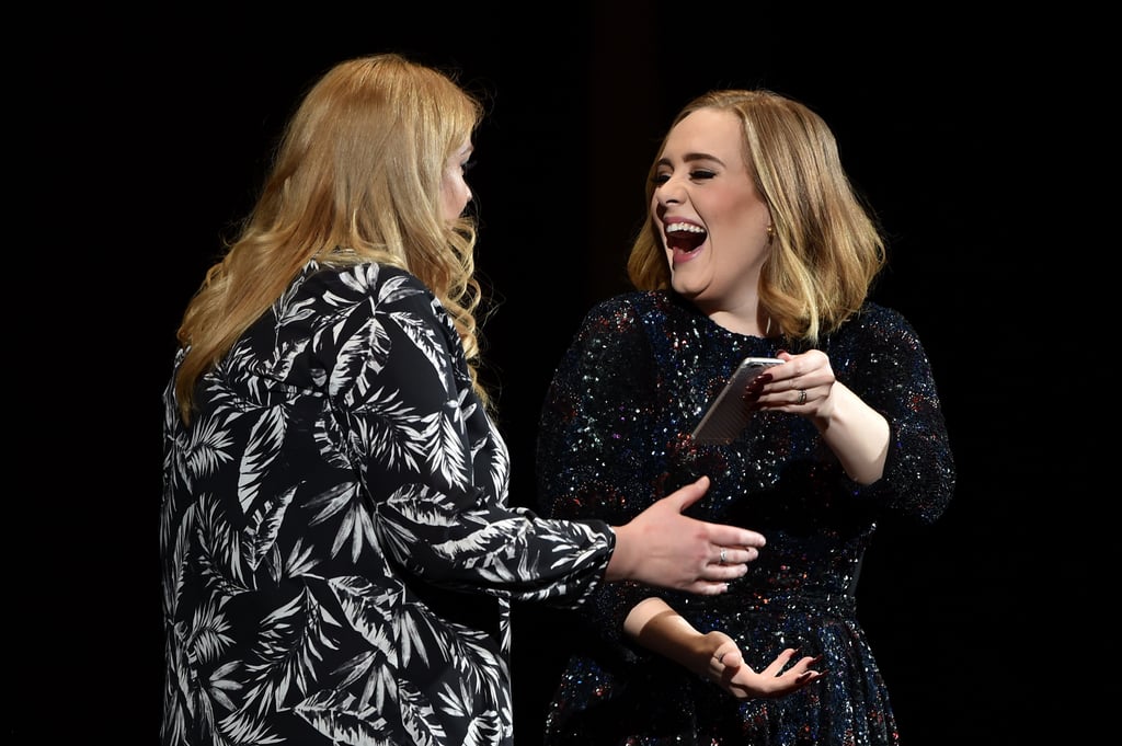 Adele Takes Selfie With Look-Alike Fan March 2016
