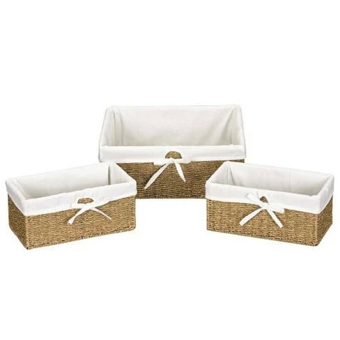 Wicker Cube Storage Baskets