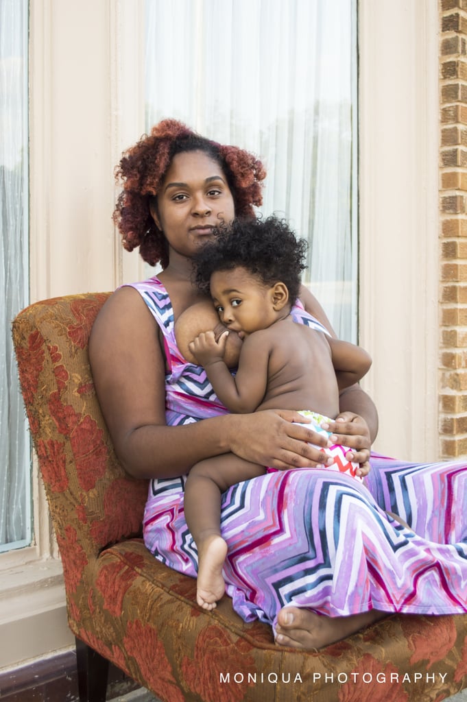 This photo is a clapback to anyone who says a child is "too old" to still be breastfeeding.