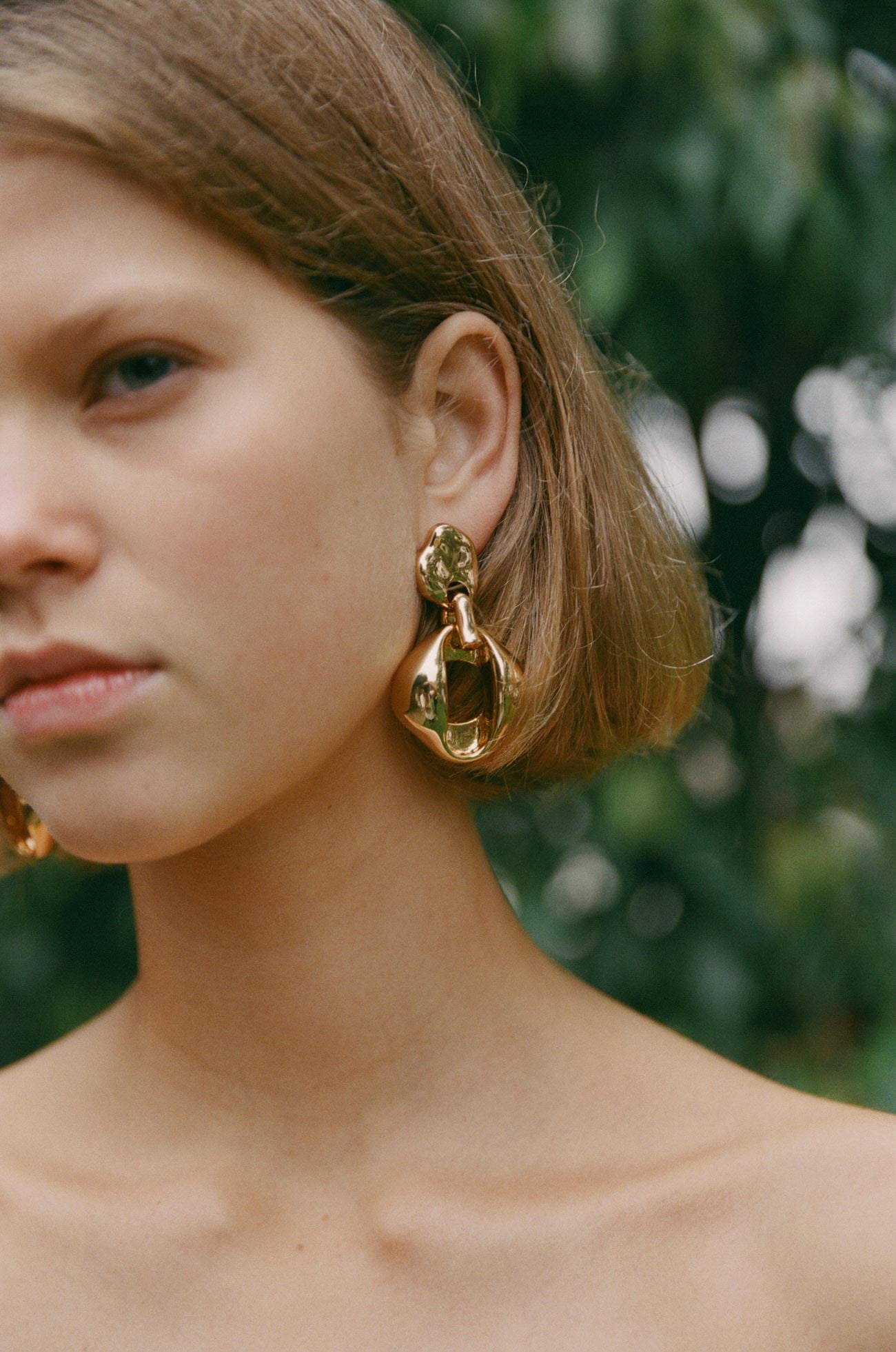 How to Wear: Bold, Gold Earrings