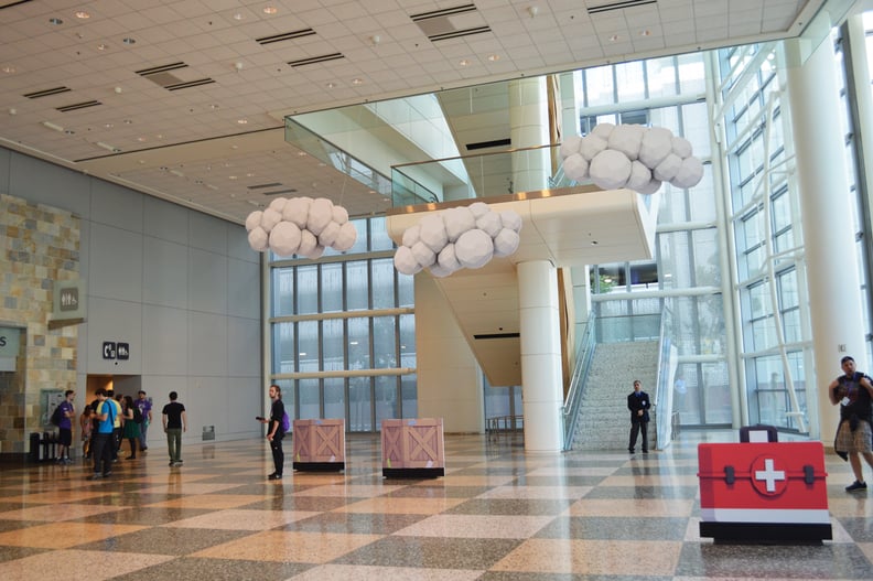 Every part of the Moscone Center had some sort of fun decoration.