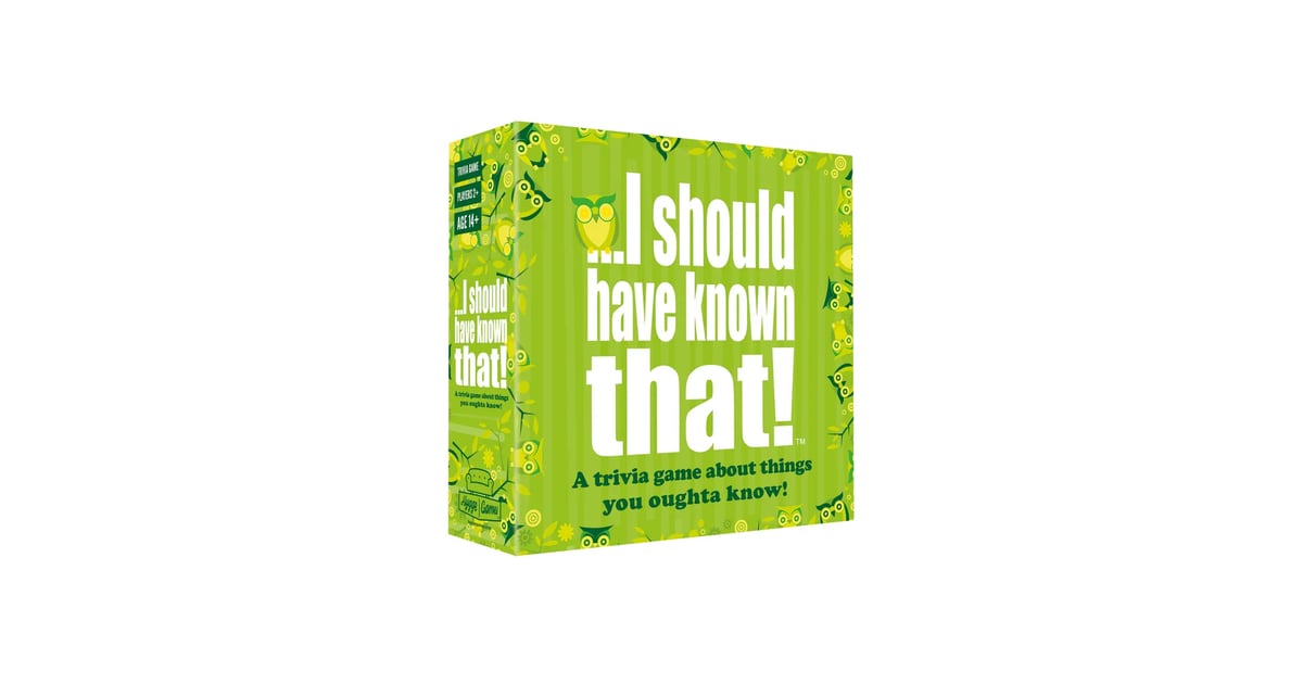 For Party Hosts Hygge Games I Should Have Known That Party Trivia Card