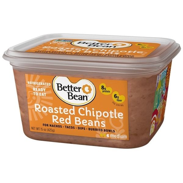 If you've grown bored of hummus, try this smoky Better Bean Co. Roasted Chipotle Bean Dip ($4). A bag of tortilla chips stands no chance up against it.