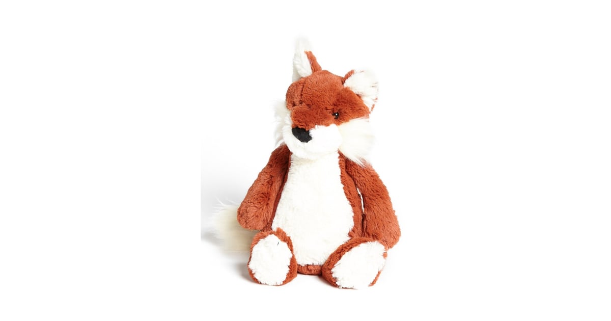 Bashful Fox Stuffed Animal – Preppy Monogrammed Gifts