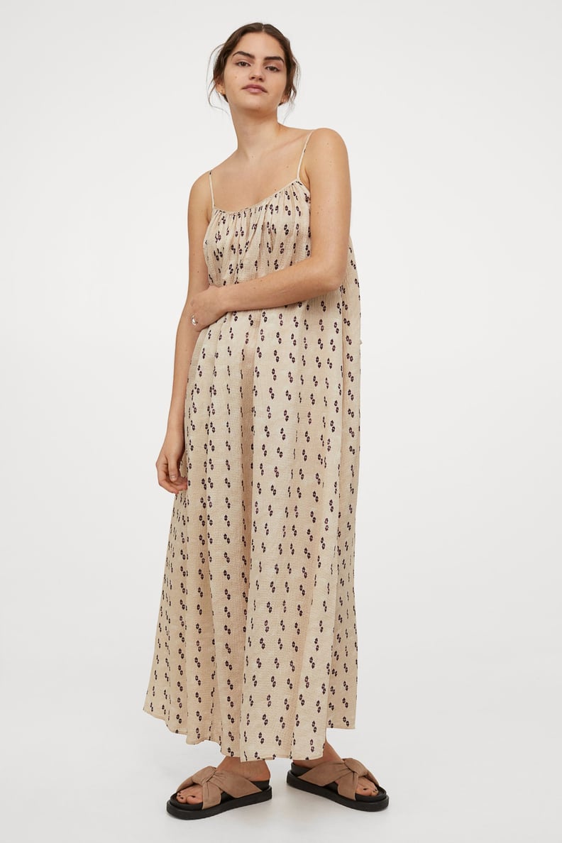For a Faisafe Choice: H&M Long Silk-blend Dress