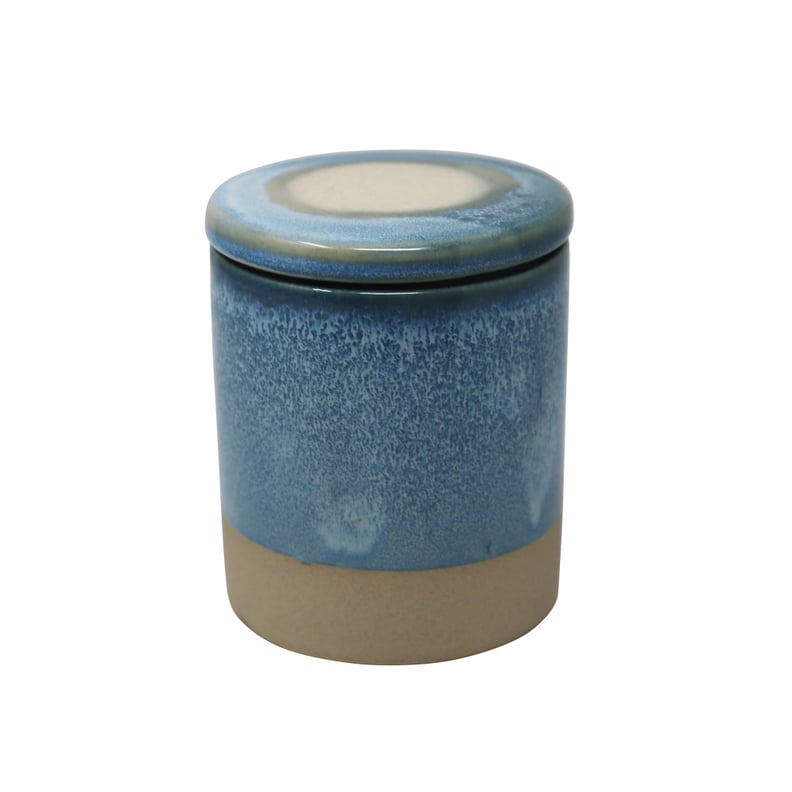 Outdoor Citronella Candle in Ceramic Blue