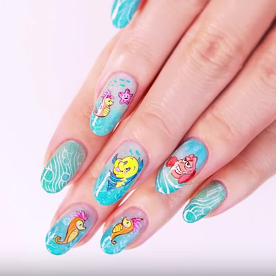 Little Mermaid Nail Art DIY Video