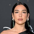 Dua Lipa's Purple Chrome Nails Get a "Gloopy" Twist