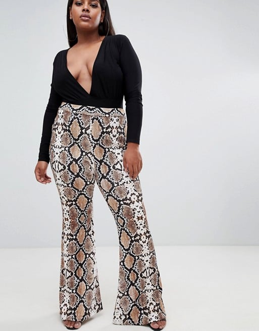 Lasula Plus Flare Pant in Snake