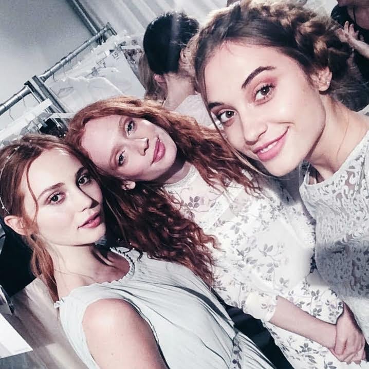 The Models Backstage at Lauren Conrad