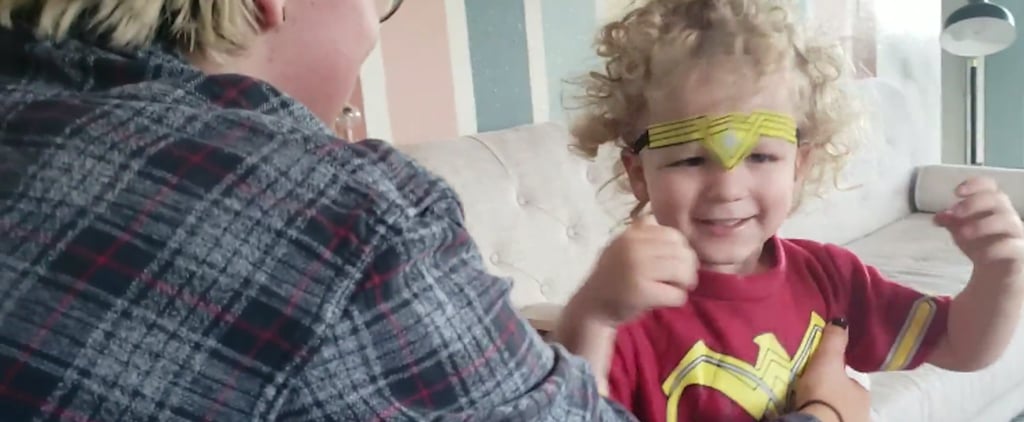 This Little Boy Asked to Be Wonder Woman For Halloween, and His Costume Is SO Adorable