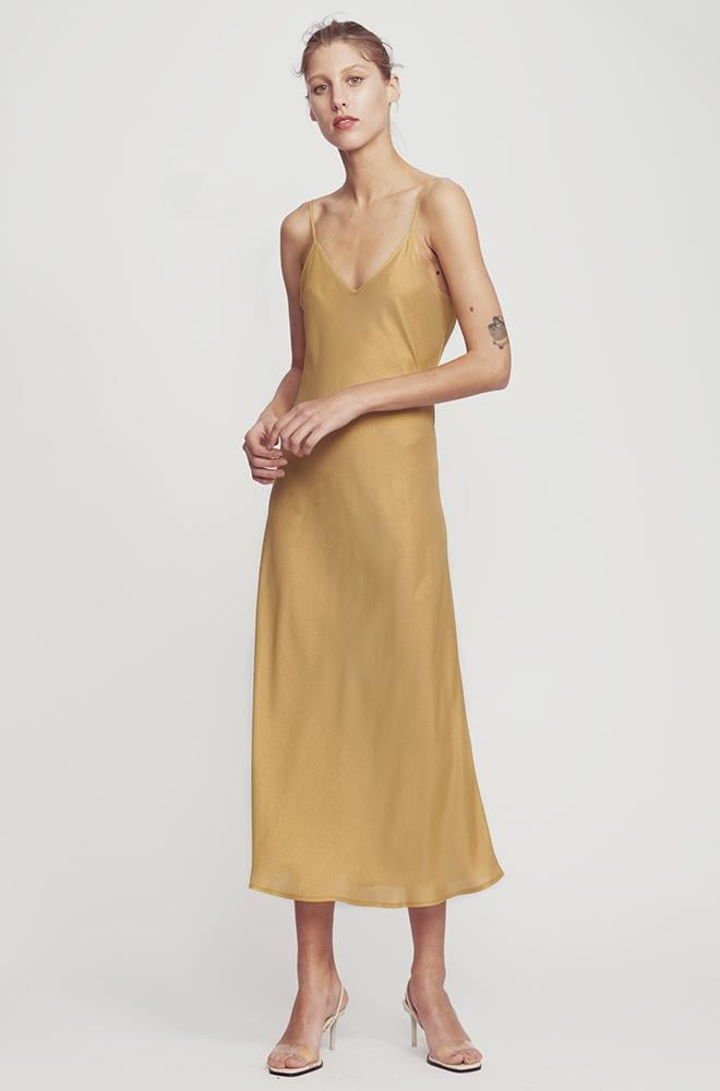 Shop Gold Slip Dresses