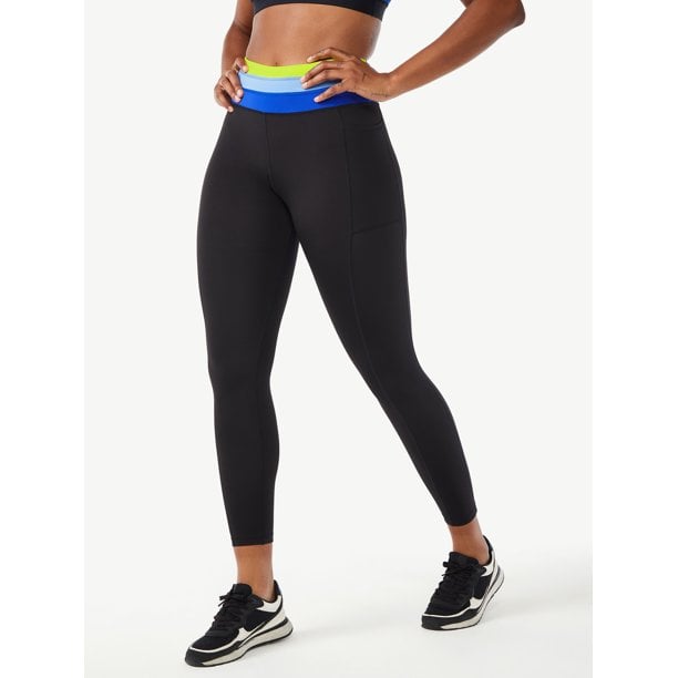 Best Walmart Leggings With Pockets: Love & Sports Color Band Leggings