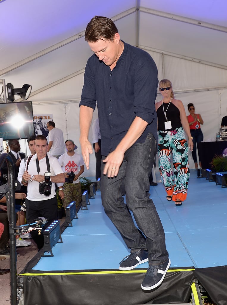 Channing Tatum and Jada Pinkett Smith Miami Hall of Fame