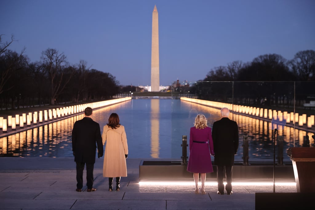 The Meaning Behind Kamala Harris's Coat at COVID-19 Memorial