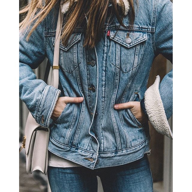 How to Work a Denim Jacket For Winter Weather