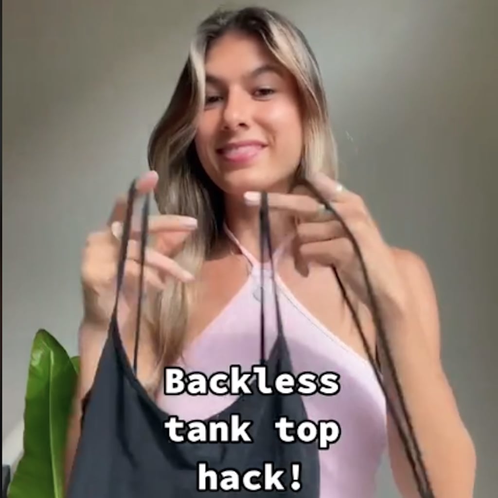 tiktok backless shirt trend