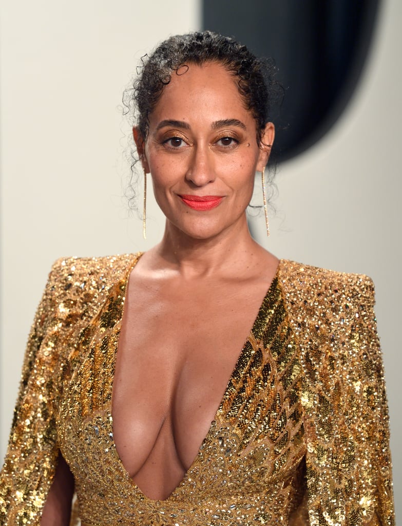 Tracee Ellis Ross's Gold Eyeshadow at the Vanity Fair Oscars Party in 2020