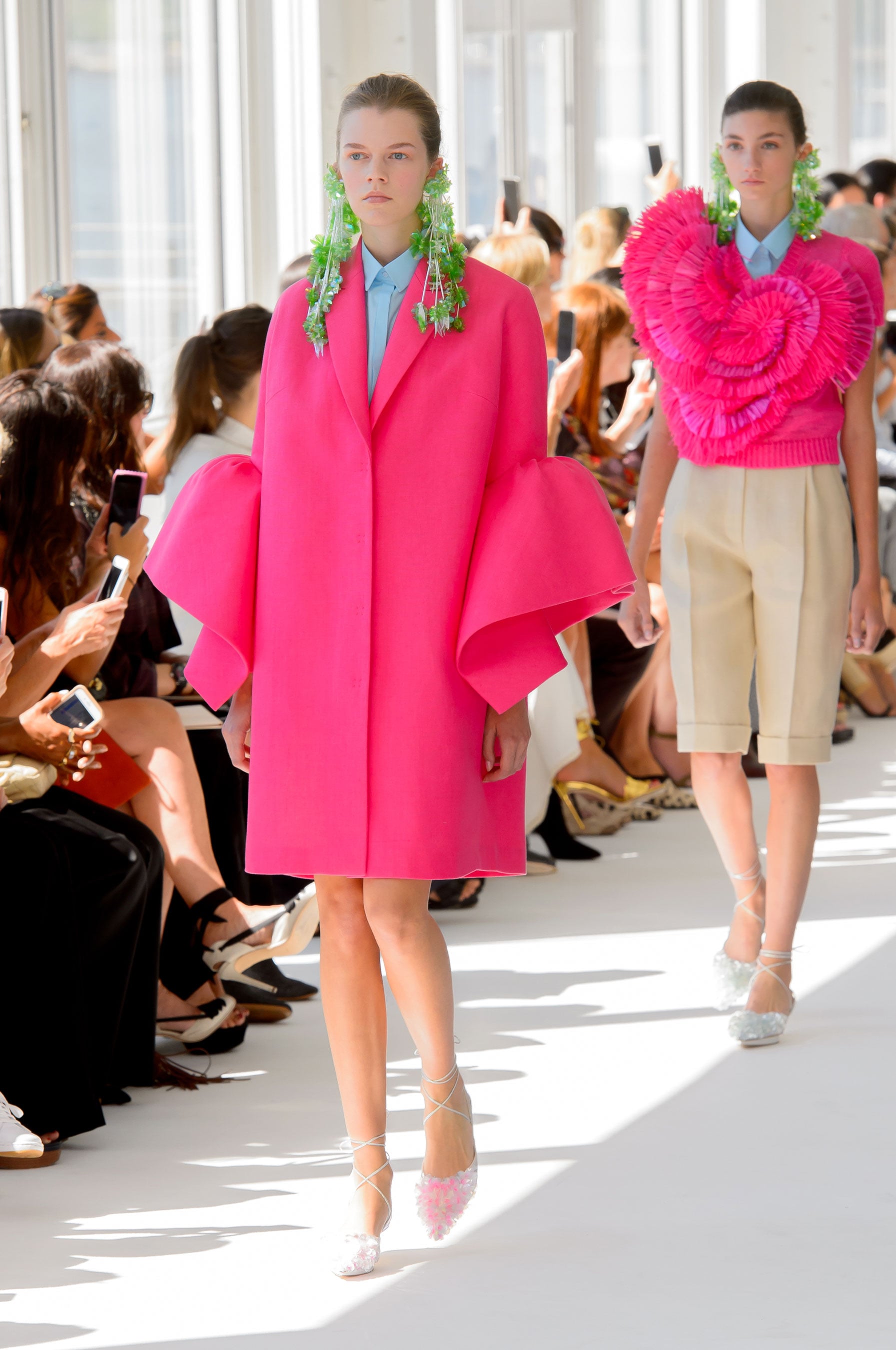 Delpozo discount pink coat