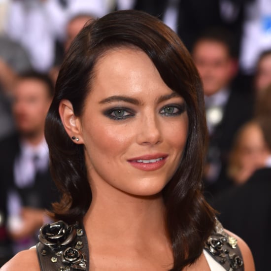 Emma Stone Is Brunette at the Met Gala 2016