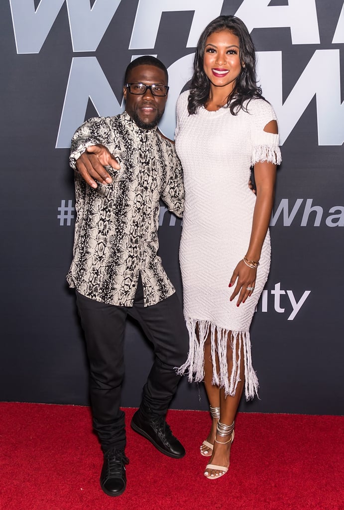 Kevin Hart and Eniko Parrish at What Now? Premiere in NYC
