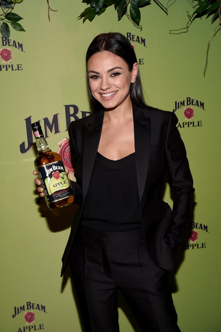 Mila Kunis At Jim Beam Apple Bourbon Launch Event Popsugar Celebrity