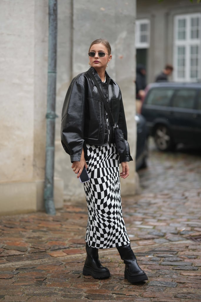Copenhagen Fashion Week Street Style Spring 2024 Trend: Motorcore