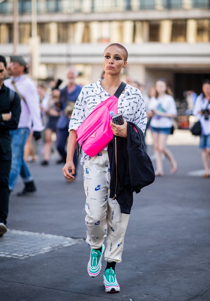 Nikes with brilliantly hued laces are the complement your hot pink fanny pack was waiting for.