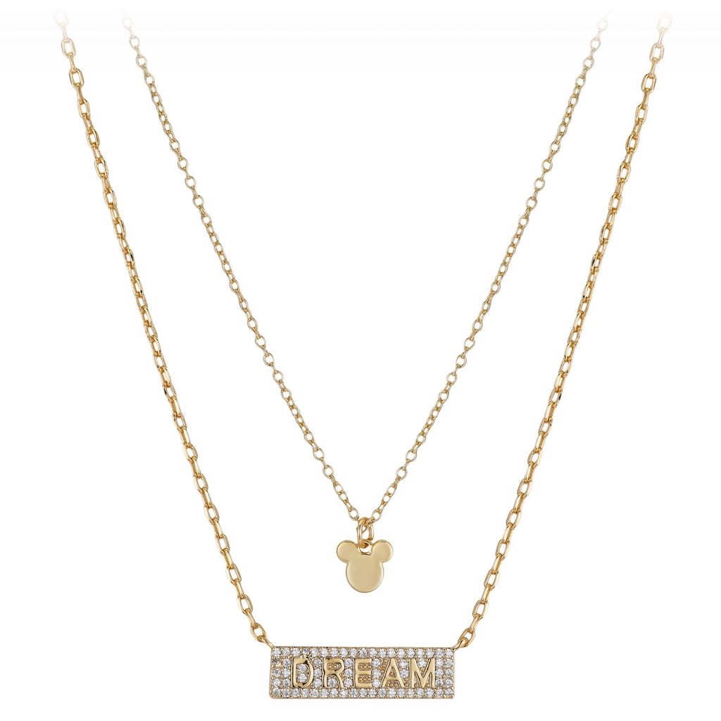 A Layered Look: Mickey Mouse Layered Bar Necklace