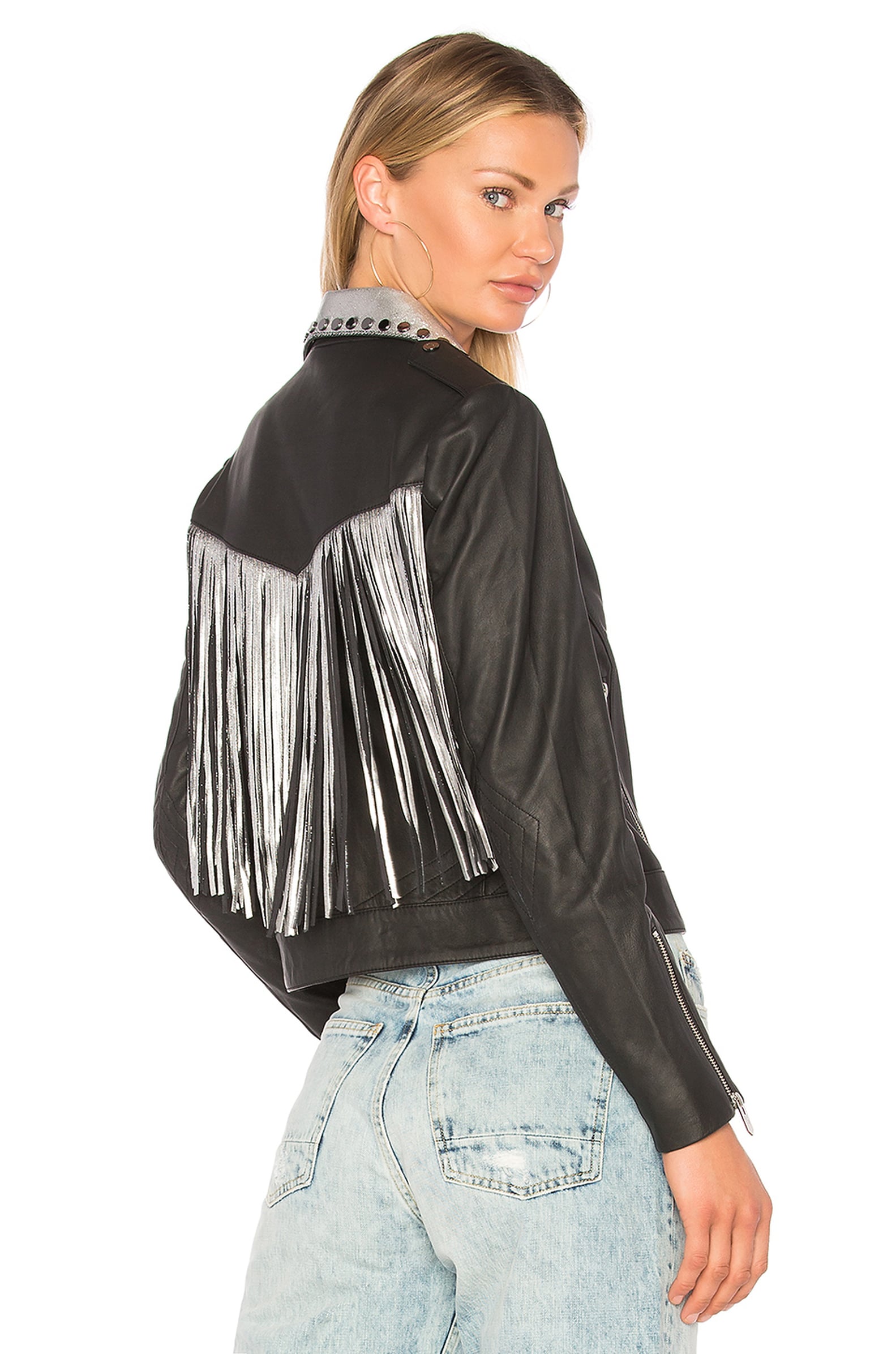 Leather Jacket Details | POPSUGAR Fashion