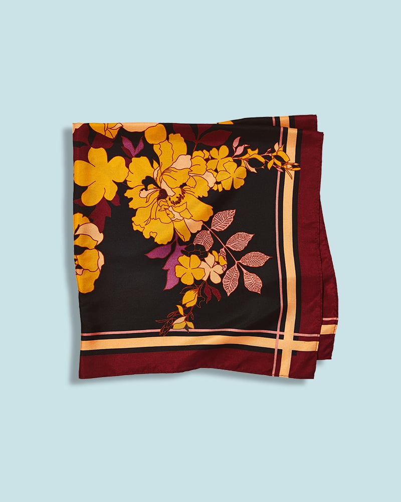 Silk Twill Square Scarf