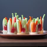 Individual Hummus and Crudites Appetizers