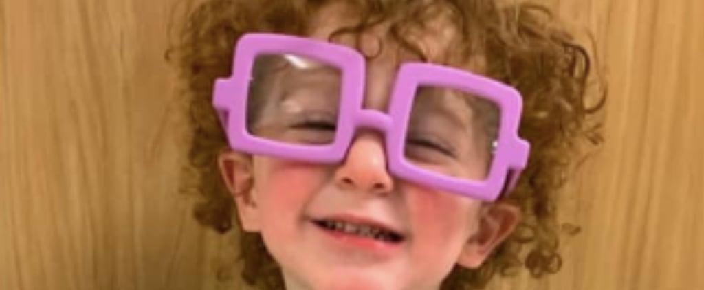 Toddler Dressed as Chuckie Finster From Rugrats
