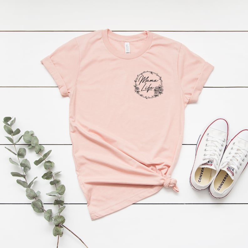 Mama Life Wreath Tee