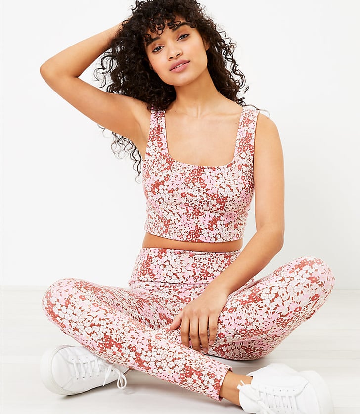 Lou & Grey Wildflower Square Neck Bralette and High Rise Leggings, Flattering Dresses, Matching Sets, and Everything Else We're Shopping This  Spring