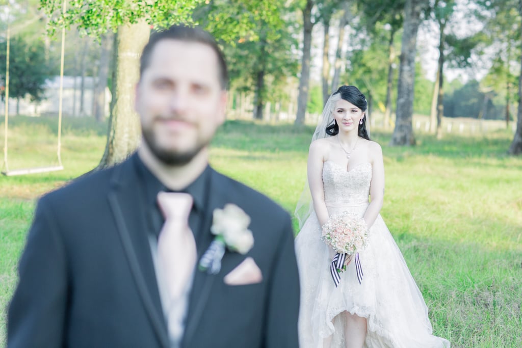 Feminine Pink and Silver Wedding