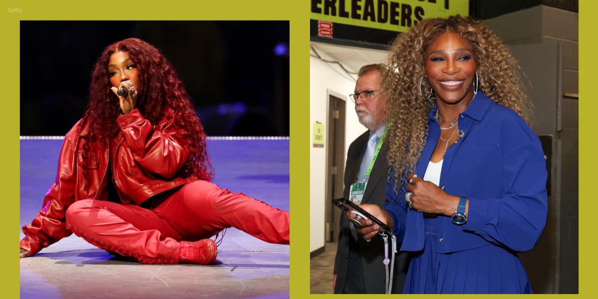 ​SZA and Serena Williams's Super Bowl Curls Were a Celebration of Black Hair