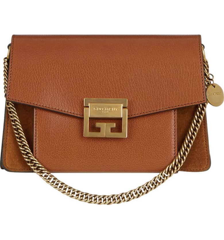 Givenchy Small GV3 Leather & Suede Crossbody Bag | Best Gifts 2018 ...