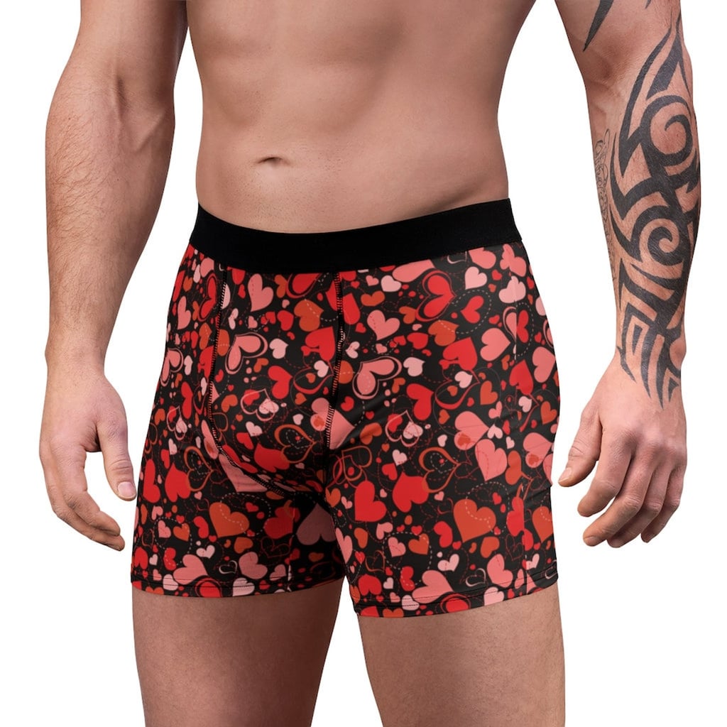 Red Hearts Valentines Day Boxers The Best Boxer Shorts To Get Men For Valentines Day 2021 1329