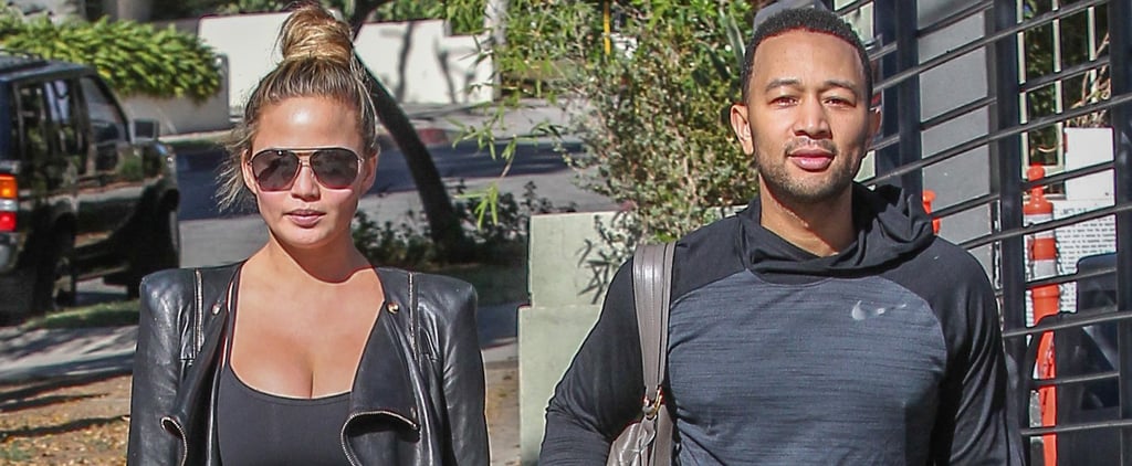 John Legend and Chrissy Teigen Shopping in LA December 2015
