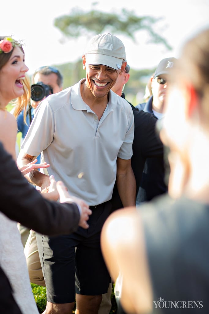 Obama Crashes Wedding in San Diego