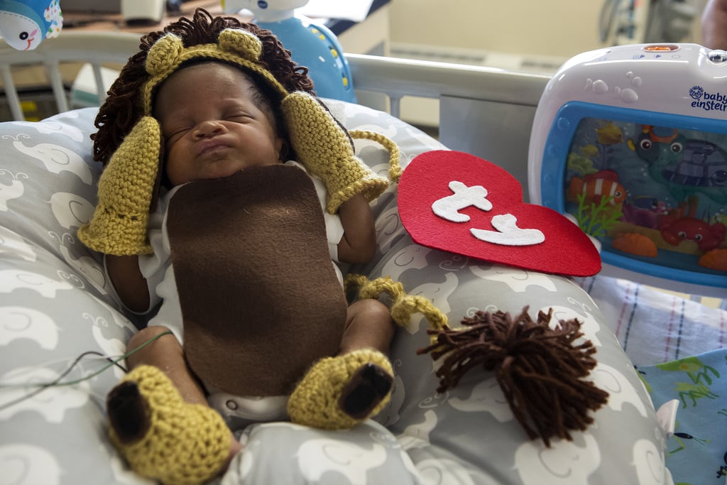 Babies in Halloween Costumes at Hospital