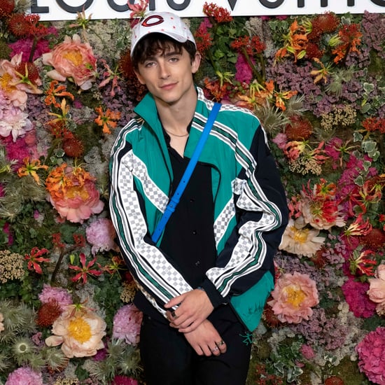 Timothée Chalamet's Tropical Sneakers During Cannes
