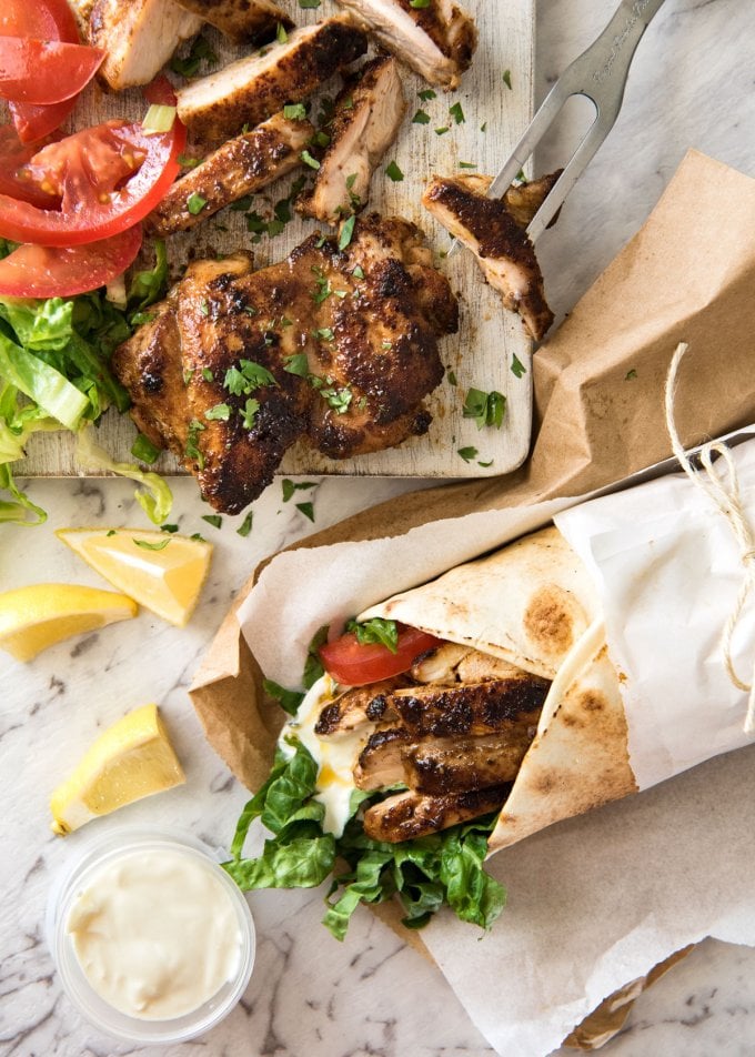Chicken Shawarma Wrap | Healthy Chicken Wrap Ideas | POPSUGAR Fitness ...
