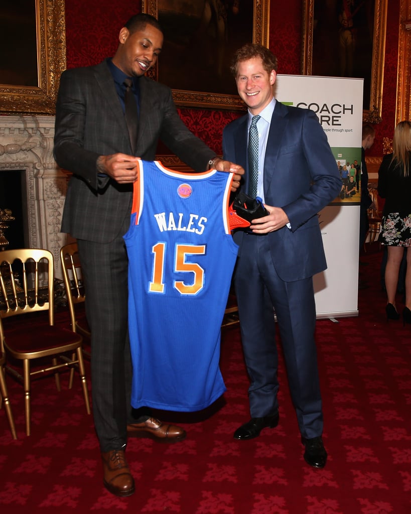 Harry and Carmelo Anthony