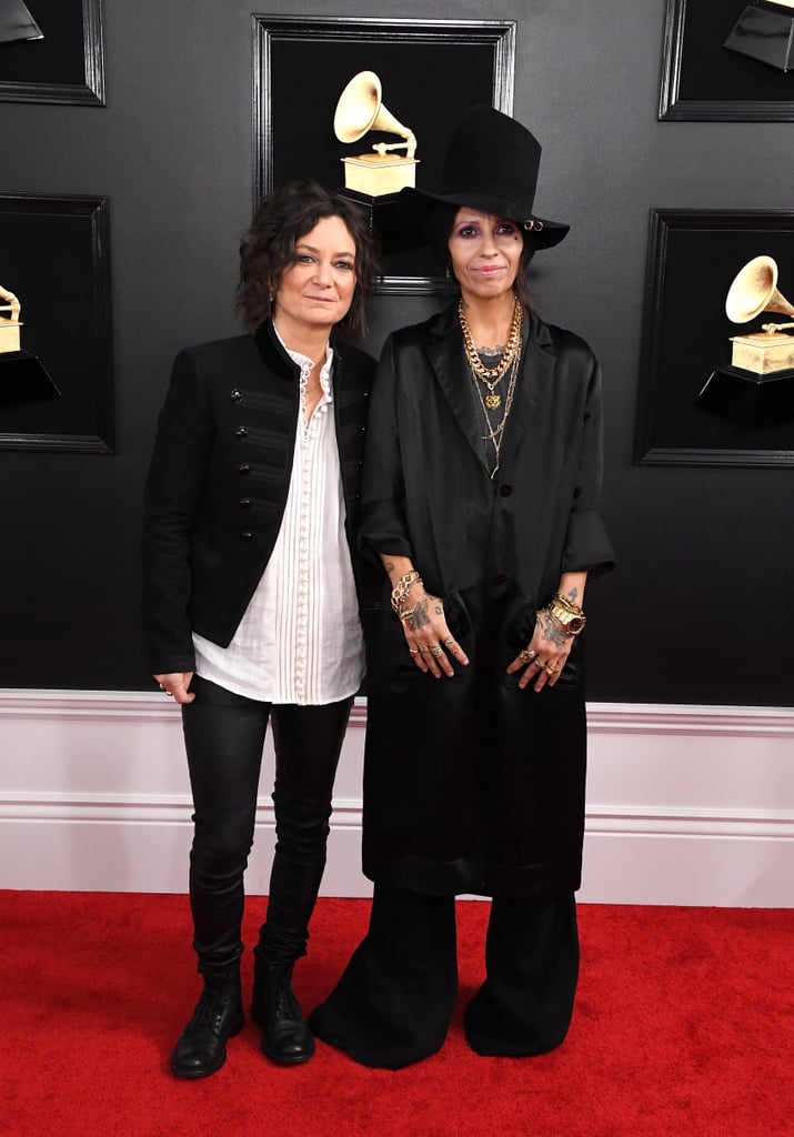 Pictured: Sara Gilbert and Linda Perry