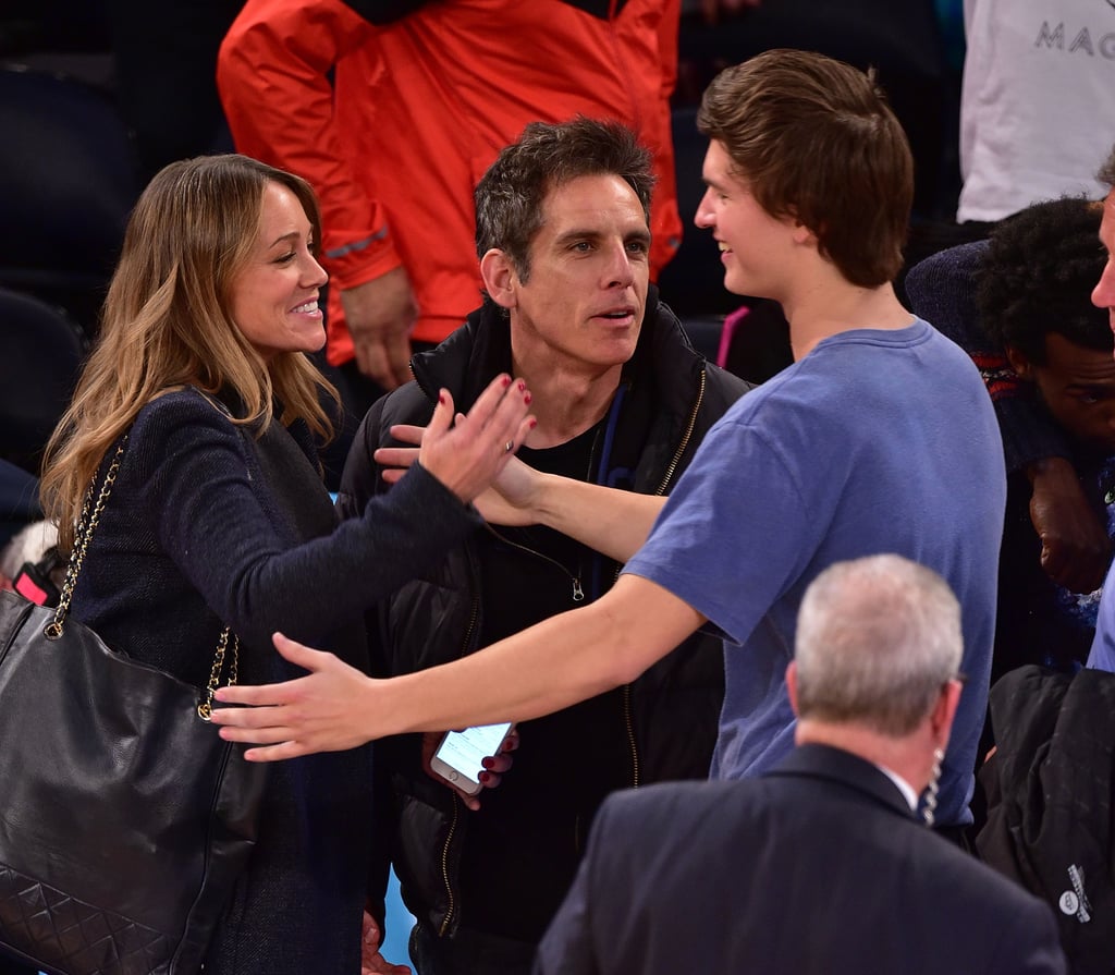 He got friendly with Ben Stiller and Christine Taylor.