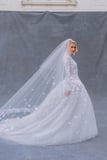 Paris Hilton Looked Straight Out of a Fairytale in Her Tulle, Flower-Embroidered Wedding Dress